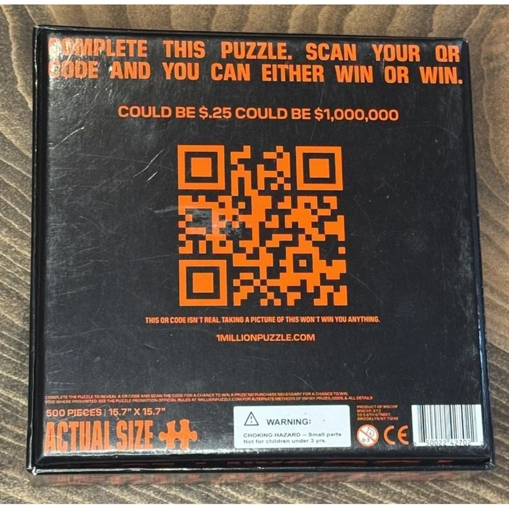 The‎ One Million Dollar Puzzle 500 Pieces